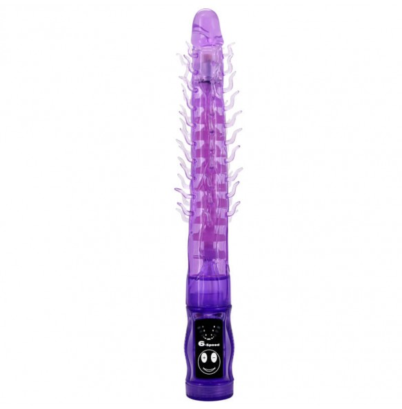 BAILE - Spiny Dragon Stimulator Vibrator Stick (Battery - Purple)